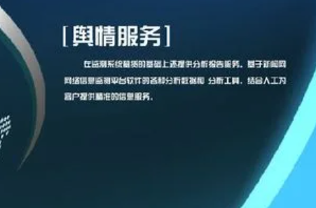 舆情服务