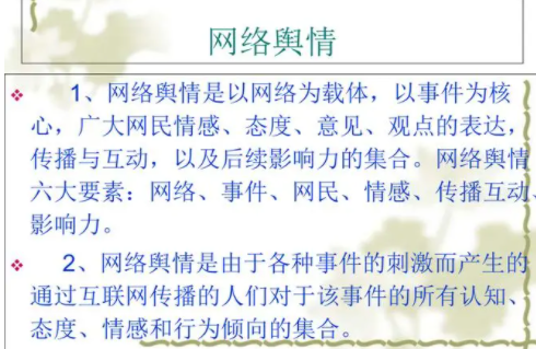舆情干预